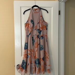 Halter Printed Dress